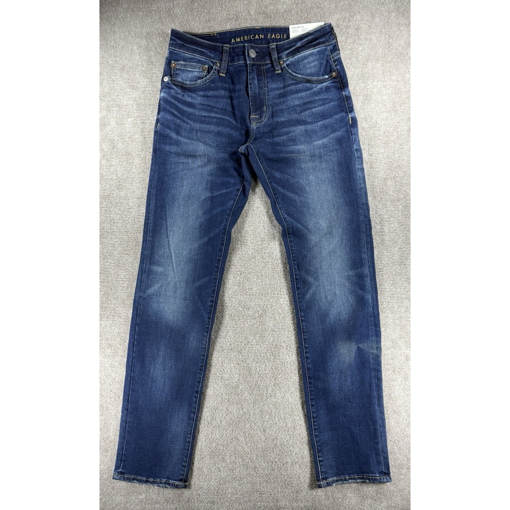 American Eagle Men's 28x32 Slim‎ Straight Jeans Ne(x)t Level Flex Stretch Denim